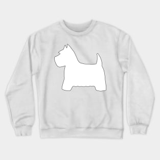 Westie silhouette Crewneck Sweatshirt